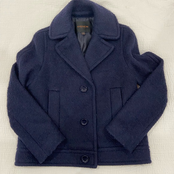 Coach Wool Pea Coat - Picture 5 of 10